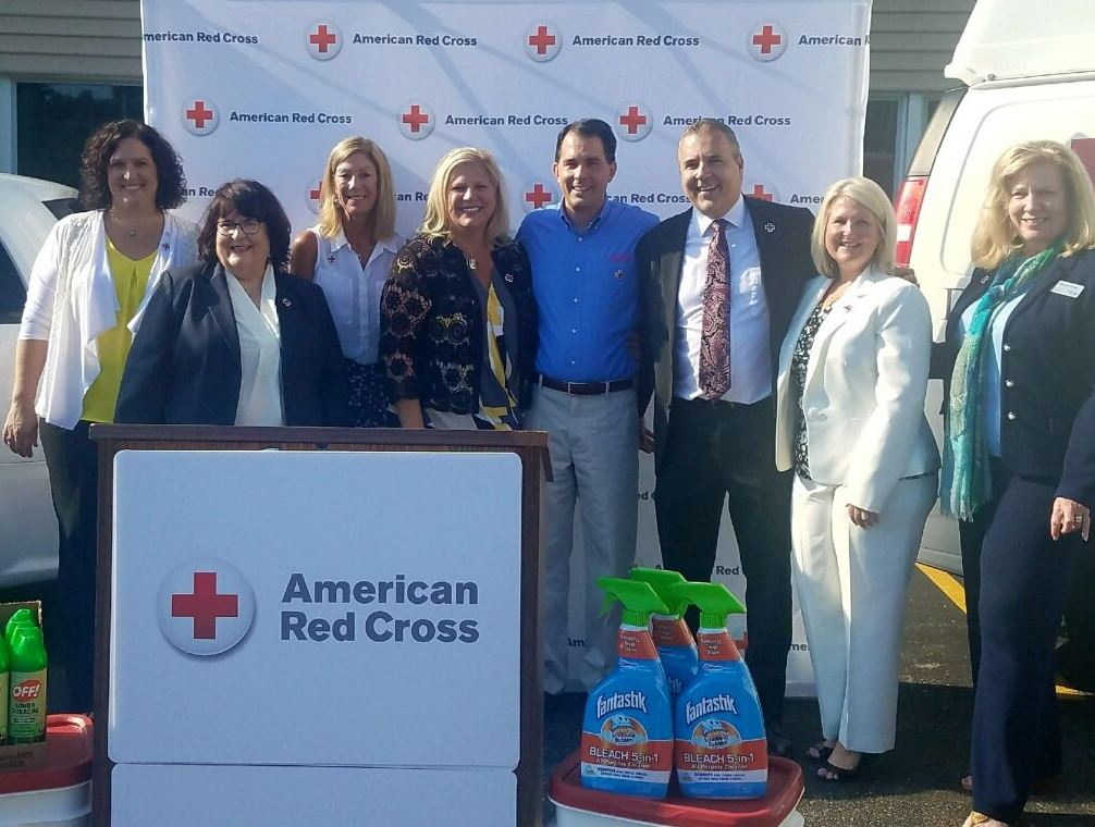 Walmart Joins Gov. Scott Walker to Support Red Cross Flood Relief Efforts